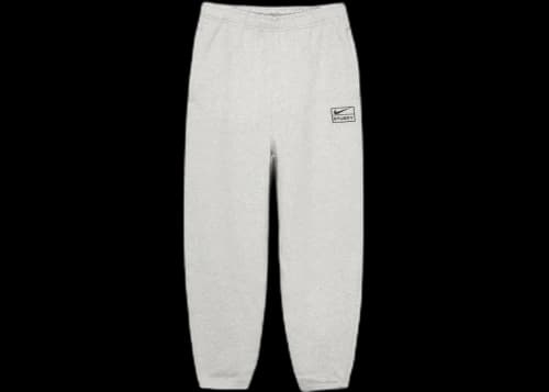 Stussy x Nike Fleece Pant (FW25) Grey Heather