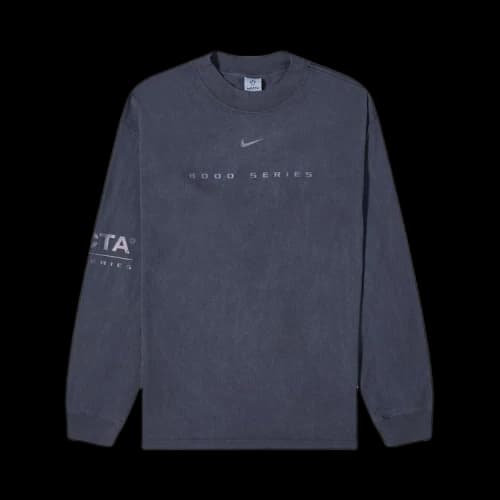 Nike x NOCTA NRG Long-Sleeve Mock Neck T-Shirt 'Dark Obsidian'