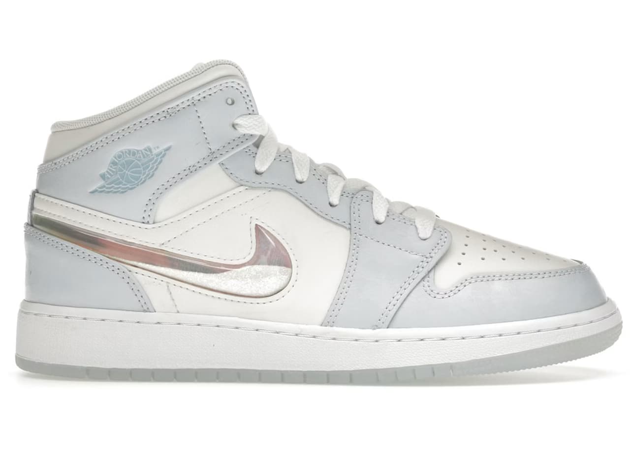 Jordan 1 Mid SE Glitter Swoosh (GS)