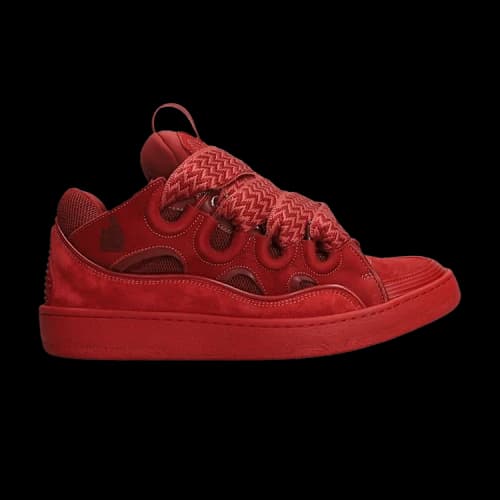 Lanvin Leather Curb Red