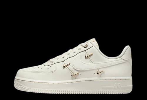 Nike Air Force 1 '07 LX CN Sail Gold Mini Swooshes (Women's)