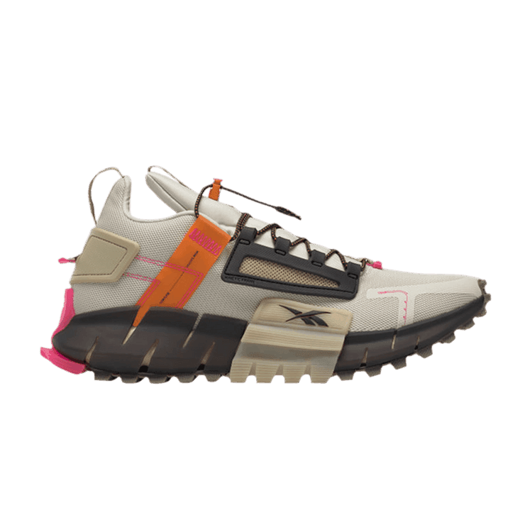 Reebok Zig Kinetica Edge Alabaster Orange Pink