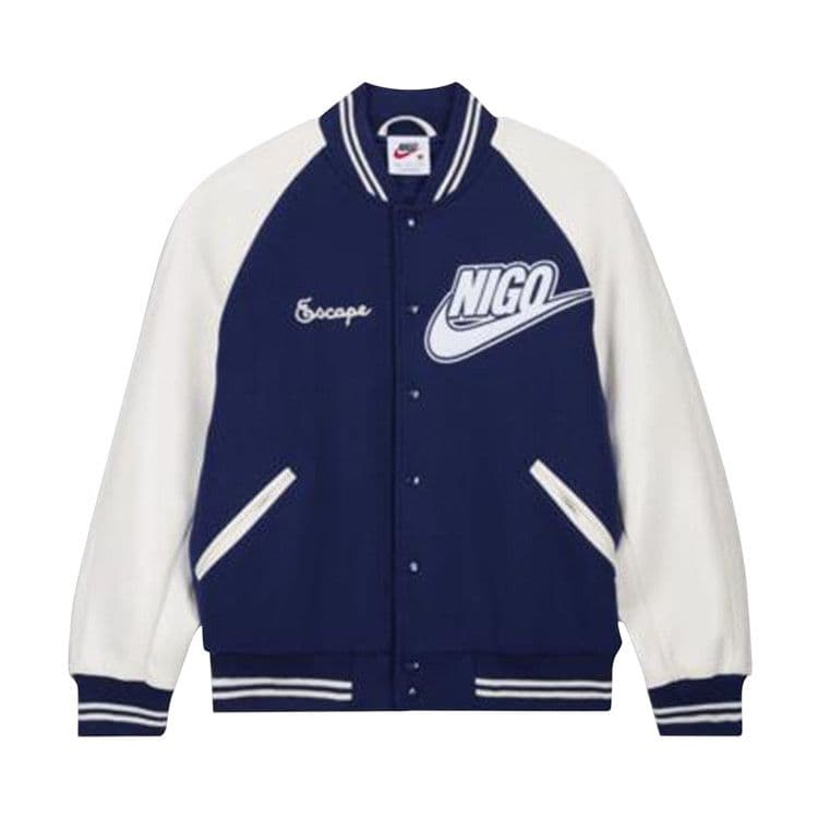 Nike x Nigo NRG Varsity Jacket Navy