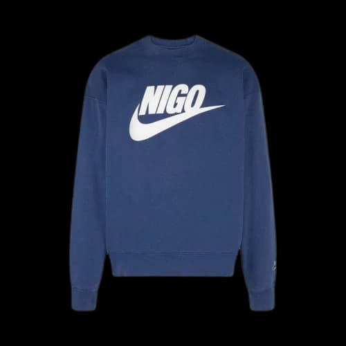 Nike x Nigo NRG Fleece Crew Sweatshirt Navy