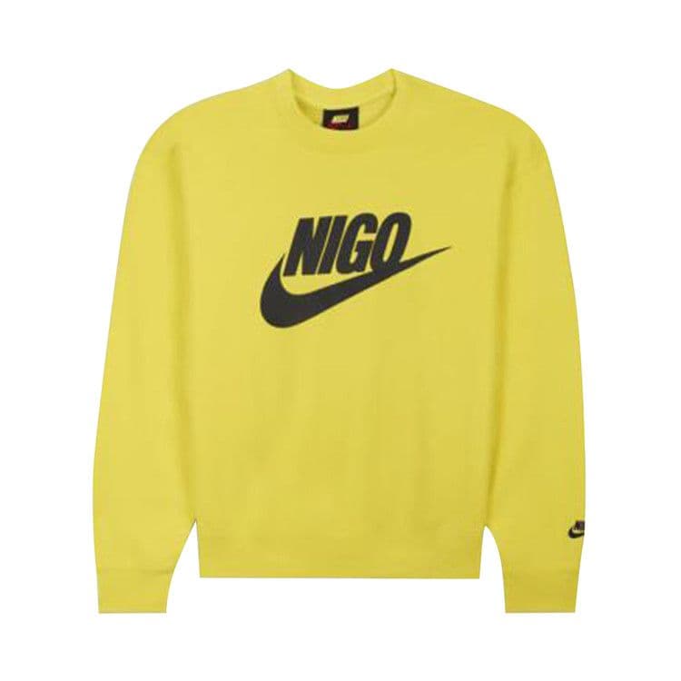 Nike x Nigo NRG Fleece Crew Sweatshirt Yellow