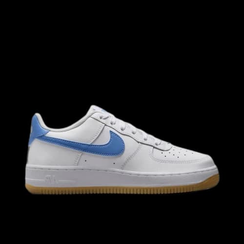 Nike Air Force 1 Low White Gum Light Brown Blue Beyond (GS)