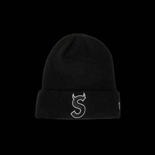 Supreme x New Era S Logo Beanie 'Black'