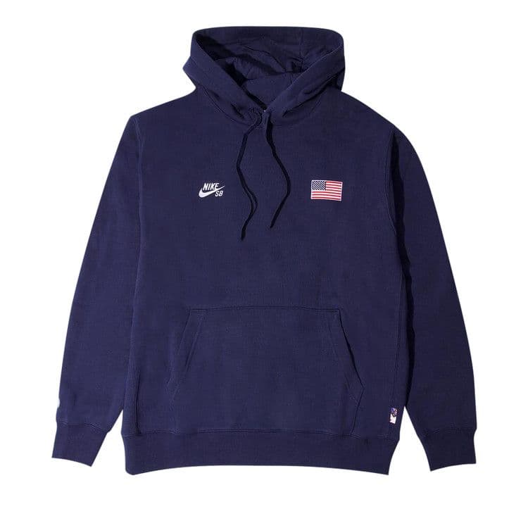 Nike SB Olympics 2024 Pullover Hoodie Obsidian/White