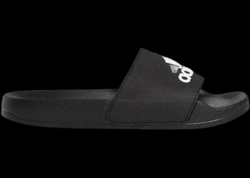 adidas Adilette Shower Slides Core Black White (GS)