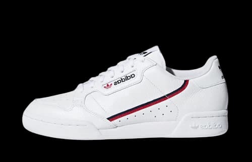 adidas Continental 80 White Scarlet Navy