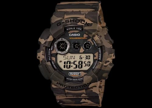 Casio Men's G-Shock GD-120 Series Camo Dial Watch GD120CM-5