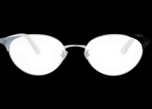 Gucci Round-Frame Titanium Optical Frames Silver White Transparent (GG0251OJ-30002402-004)