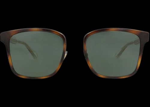 Gucci Square-Frame Acetate Sunglasses Havana Crystal Green (GG0563SK-30008229-002)