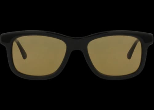 Gucci Square-Frame Acetate Sunglasses Black Black Brown (GG0824S-30009487-002)