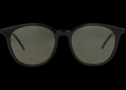 Gucci Round-Frame Acetate Sunglasses Black Ruthenium Grey (GG0830SK-30009523-001)