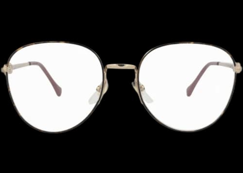 Gucci Cat Eye-Frame Metal Optical Frames Havana Gold Transparent (GG0880O-30010295-002)