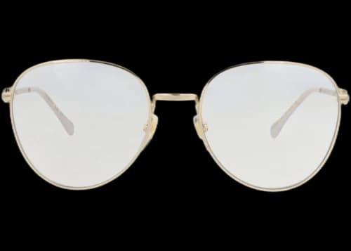 Gucci Round-Frame Metal Sunglasses Gold Gold Transparent (GG0880S-30013095-001)