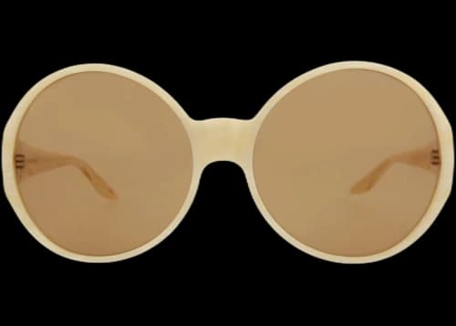 Gucci Round-Frame Acetate Sunglasses Beige Beige Brown (GG0954S-30011117-006)