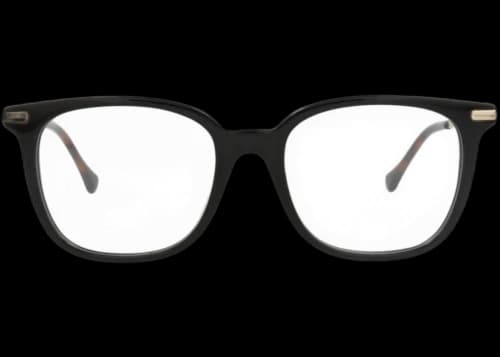 Gucci Square-Frame Acetate Optical Frames Black Gold Transparent (GG0968O-30011145-001)