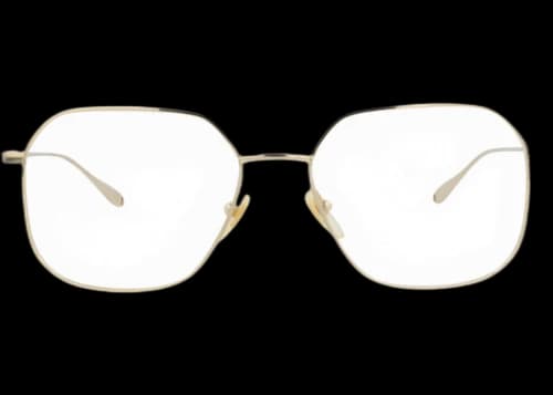 Gucci Square-Frame Metal Optical Frames Gold Gold Transparent (GG1032O-30011784-001)