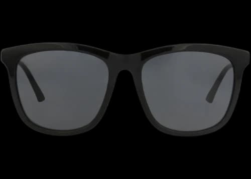 Gucci Square-Frame Acetate Sunglasses Black Gold Grey (GG1037SK-30011828-001)