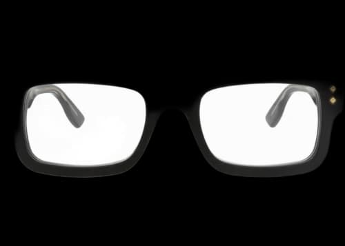 Gucci Square-Frame Acetate Optical Frames Black Black Transparent (GG1085O-30013036-001)