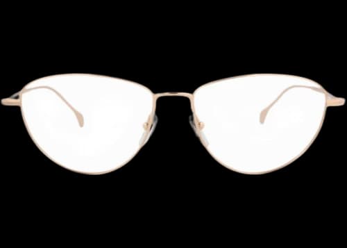 Gucci Cat Eye-Frame Metal Optical Frames Gold Gold Transparent (GG1185O-30013466-003)