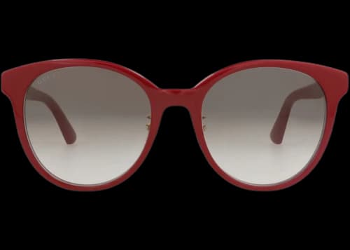 Gucci Round-Frame Acetate Sunglasses Red Red Brown (GG1191SK-30013489-004)