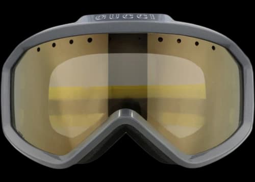 Gucci Shield-Frame Injection Sunglasses Grey Yellow Brown (GG1210S-30013458-007)