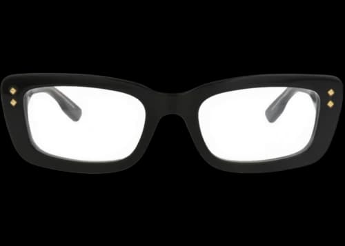 Gucci Square-Frame Acetate Optical Frames Black Black Transparent (GG1216O-30013475-001)