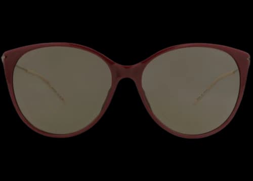 Gucci Cat Eye-Frame Recycled Acetate Sunglasses Burgundy Gold Brown (GG1268S-30013855-003)