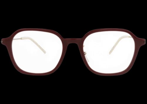 Gucci Square-Frame Recycled Acetate Optical Frames Burgundy Gold Transparent (GG1277OA-30013951-003)