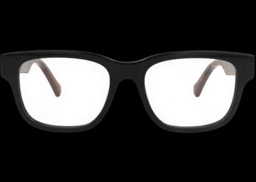 Gucci Square-Frame Recycled Acetate Optical Frames Black Black Transparent (GG1303O-30013925-001)