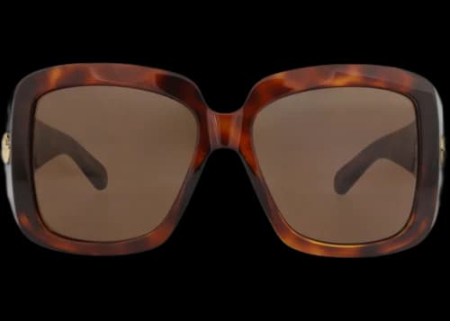 Gucci Square-Frame Injection Sunglasses Havana Havana Brown (GG1402S-30014412-002)
