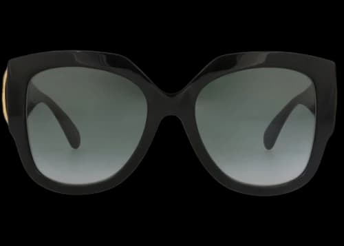 Gucci Square-Frame Recycled Acetate Sunglasses Black Black Grey (GG1407S-30014416-001)