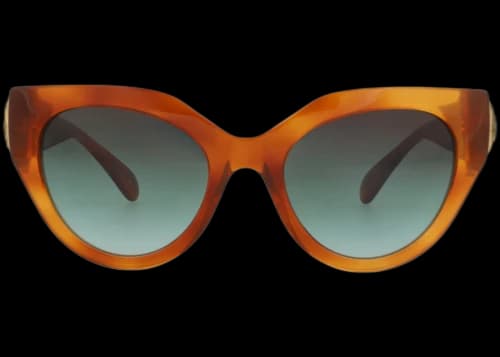 Gucci Cat Eye-Frame Recycled Acetate Sunglasses Havana Havana Green (GG1408S-30014417-004)