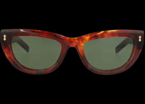 Gucci Cat Eye-Frame Recycled Acetate Sunglasses Havana Havana Green (GG1521S-30014799-002)