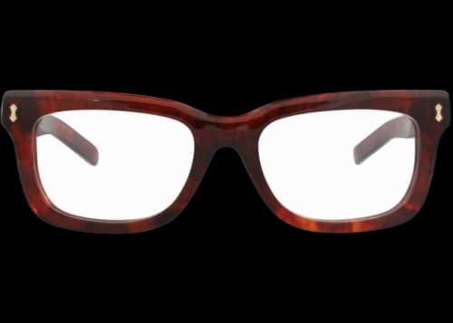 Gucci Square-Frame Recycled Acetate Optical Frames Havana Havana Transparent (GG1522O-30014801-007)