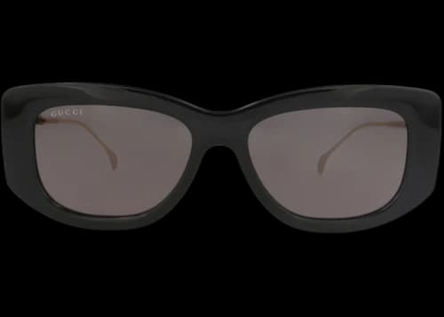 Gucci Square-Frame Injection Sunglasses Black Gold Grey (GG1566S-30014881-001)