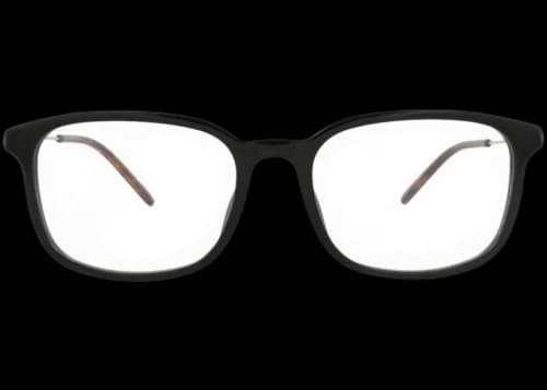 Gucci Square-Frame Recycled Acetate Optical Frames Black Gold Transparent (GG1577O-30014848-005)