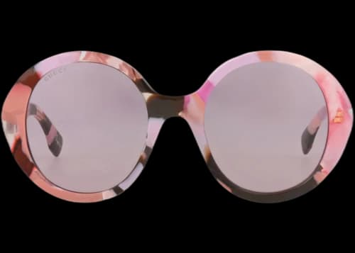 Gucci Round-Frame Recycled Acetate Sunglasses Pink Pink Violet (GG1628S-30014956-002)