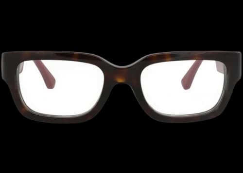 Gucci Square-Frame Recycled Acetate Optical Frames Havana Red Transparent (GG1666O-30015454-002)