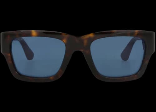 Gucci Square-Frame Recycled Acetate Sunglasses Havana Red Blue (GG1668S-30015456-002)