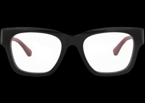 Gucci Square-Frame Recycled Acetate Optical Frames Black Red Transparent (GG1669O-30015457-009)