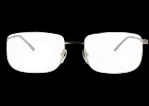 Gucci Square-Frame Metal Optical Frames Silver Silver Transparent (GG1678O-30015468-001)