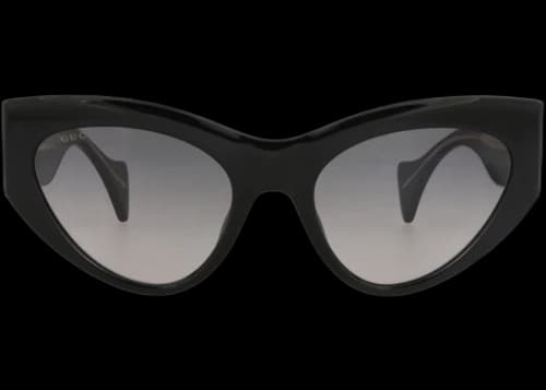 Gucci Cat Eye-Frame Recycled Acetate Sunglasses Black Black Grey (GG1704S-30015493-001)