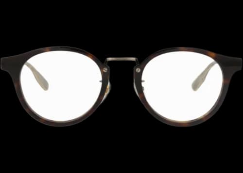 Gucci Round-Frame Recycled Acetate Optical Frames Havana Gold Transparent (GG1743OJ-30015548-003)