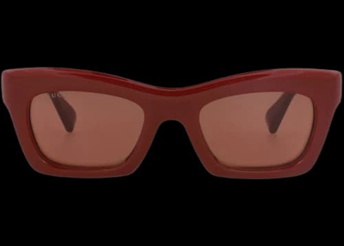 Gucci Cat Eye-Frame Recycled Acetate Sunglasses Burgundy Burgundy Brown (GG1773S-30015635-003)