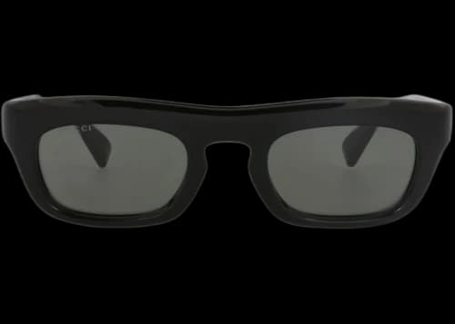 Gucci Square-Frame Recycled Acetate Sunglasses Black Black Grey (GG1777S-30015939-001)