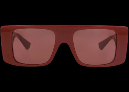 Gucci Square-Frame Recycled Acetate Sunglasses Burgundy Burgundy Red (GG1888S-30016050-004)